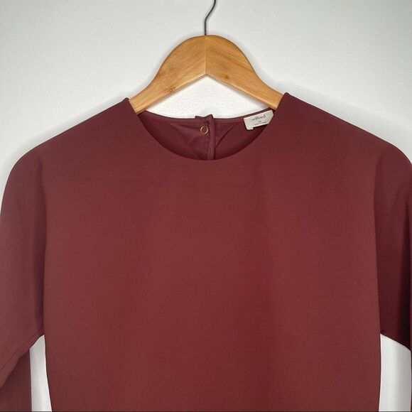 Wilfred Laon Long Sleeve Open Back Blouse in Truffle XS - Picture 8 of 9